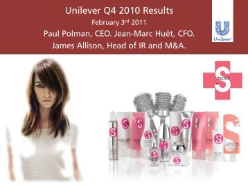 Q4 2010 Results Presentation - Unilever