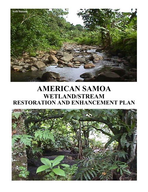 american samoa - University of Hawaii at Manoa Botany Department