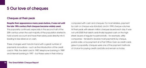 The Great British Cheque Report - Cheque and Credit Clearing ...