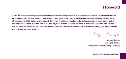 The Great British Cheque Report - Cheque and Credit Clearing ...