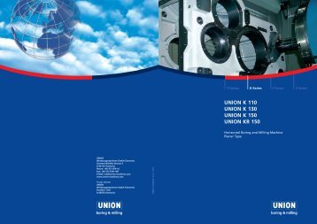 union k 110 union k 130 union k 150 union kr 150 - UNION ...