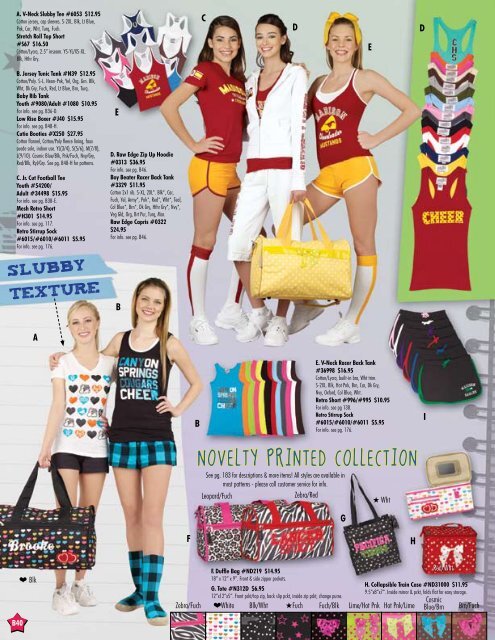 to download the entire 2010 Mini Catalog - Broadway Cheerleading