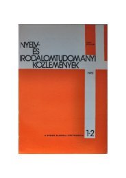 1993. 1â2. - SzabÃ³ T. Attila Nyelvi IntÃ©zet