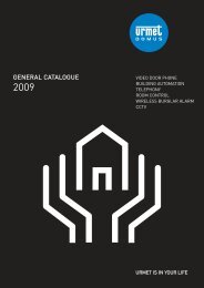 GENERAL CATALOGUE - Urmet