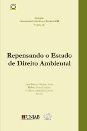 Repensando o Estado de Direito Ambiental - FUNJAB - UFSC