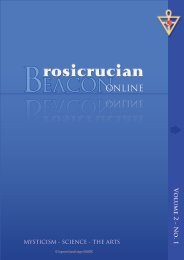 Rosicrucian Beacon Online - 2012-03 - AMORC
