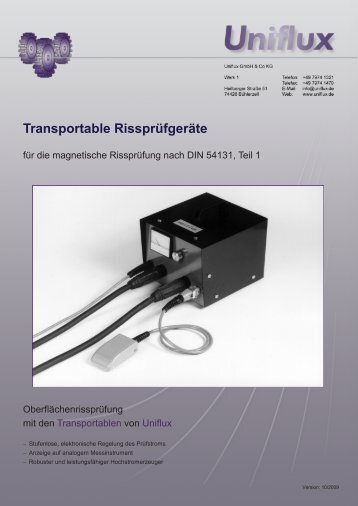 Transportable Rissprüfgeräte