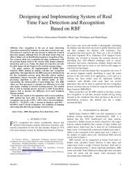 Designing and Implementing System of Real Time Face Detection ...