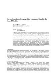 Electric Impedance Imaging of the Mammary Gland in the Case of ...