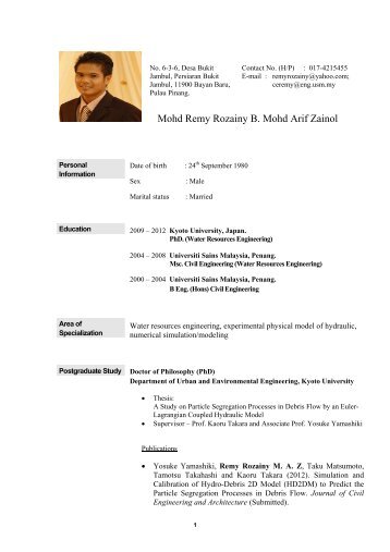 Mohd Remy Rozainy B. Mohd Arif Zainol - School of Civil ...