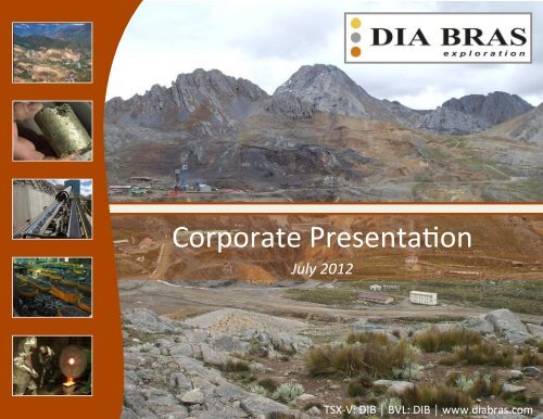 Corporate PresentaÇon - Dia Bras Exploration