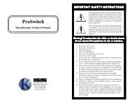 Proswitch (pdf) - Knox Video Technologies