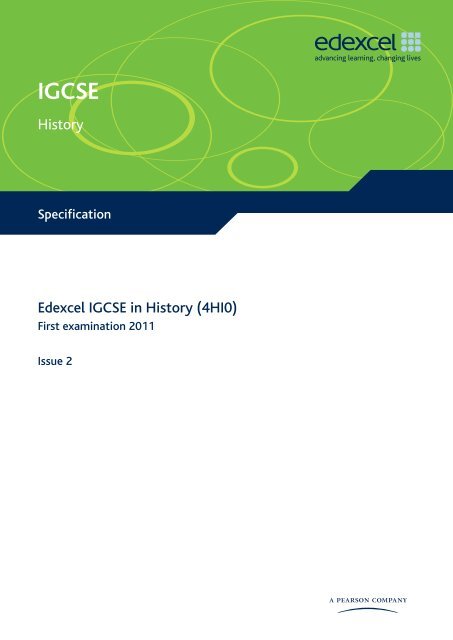 Igcse history edexcel