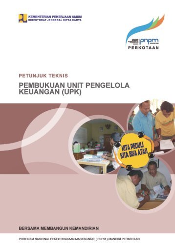 Petunjuk Teknis Pembukuan UPK - P2KP