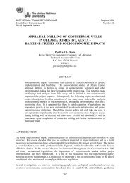 appraisal drilling of geothermal wells in olkaria domes - Orkustofnun