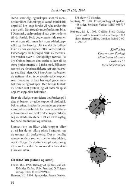 Fulltekst - Norsk entomologisk forening