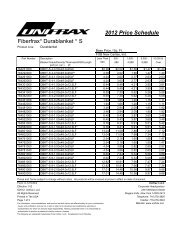 2012 Price Schedule Fiberfrax® Durablanket ® S - Unifrax