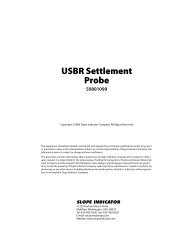 USBR Settlement Probe - Slope Indicator