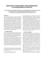 PDF (438k) - Berkeley Benchmarking and OPtimization - University ...