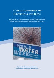 A Vital Confluence of Individuals and Ideas - World Water Week
