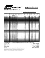 2009 Price Schedule Fiberfrax® Durablanket ® S - Unifrax