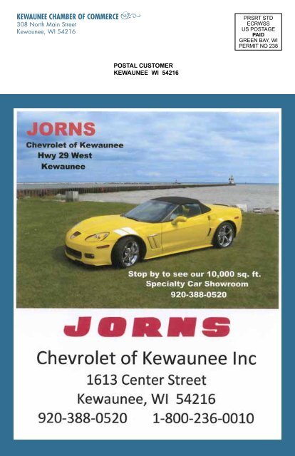 2013 Business & Visitors Guide - Kewaunee Chamber of Commerce