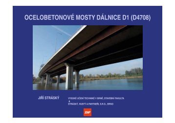 OCELOBETONOVÃ MOSTY DÃLNICE D1 (D4708) - IVD