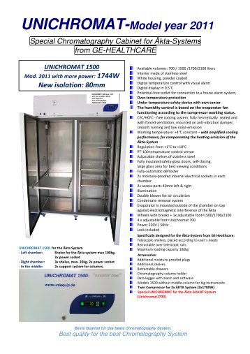 unichromat 1500 - UniEquip