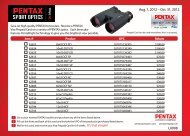 Pentax Rebate