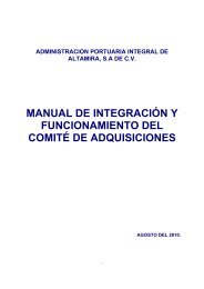 manual de integración y funcionamiento del comité de adquisiciones