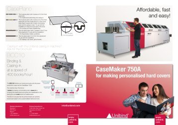 CaseMaker 750A - Unibind