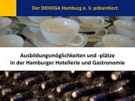Koch/Köchin - DEHOGA Hamburg · Hotel- und Gaststättenverband ...