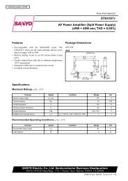 STK4181V AF Power Amplifier (Split Power Supply) (45W + ... - Laro