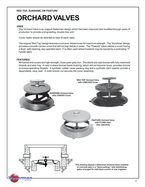 ORCHARD VALVES