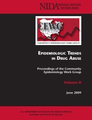 Volume II - National Institute on Drug Abuse