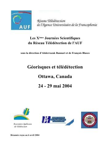 Table des matiÃ¨res - Agence Universitaire de la Francophonie - AUF