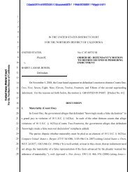 United States District Court For the Northern District of California 1 2 ...