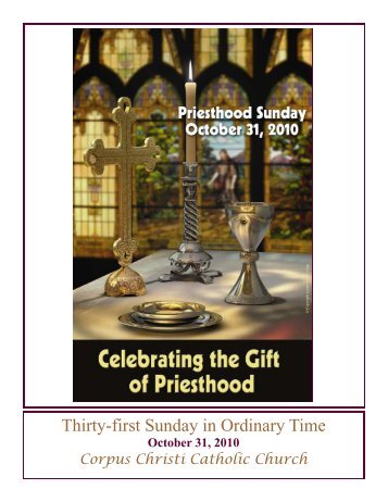 October 31, 2010 - Corpus Christi Catholic Church