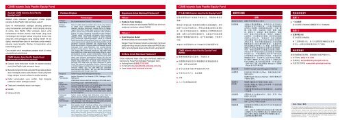 compliant equities of Asia Pacific ex Japan. - CIMB-Principal Asset ...