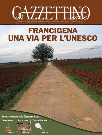 Gazzzettino-161_bassa_ok.pdf - La Via Francigena - Provincia di ...