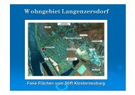 Wohngebiet Langenzersdorf - Stift Klosterneuburg