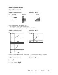 MHR • Advanced Functions 12 Solutions 751