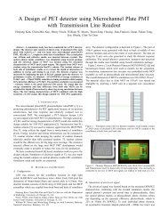 A Design of PET detector using Microchannel Plate PMT with ...