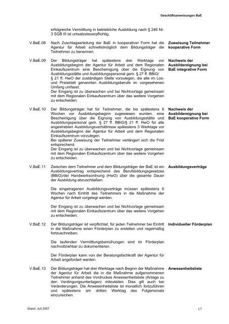 GeschÃ¤ftsanweisung BaE 07/2007 (pdf)