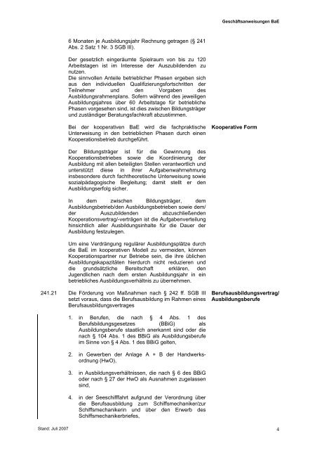 GeschÃ¤ftsanweisung BaE 07/2007 (pdf)