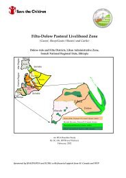 Filtu-Dolow Pastoral Livelihood Zone