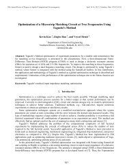 Optimization of a Microstrip Matching Circuit at ... - Sonnet Software