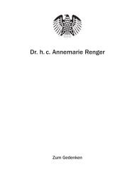 Dr. h. c. Annemarie Renger - Mitmischen.de