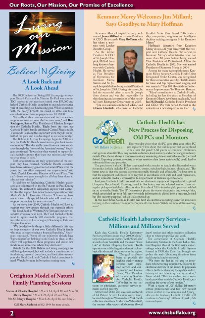 In This Issue2 3 4 5 6 7 8 - Catholic Health System