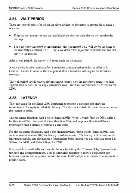 Series 2000 Communications Handbook - Soliton